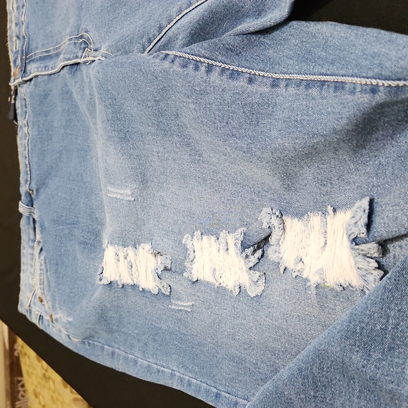 Denim 24/7 Distressed jeans. Size 24W. - Picture 3 of 6